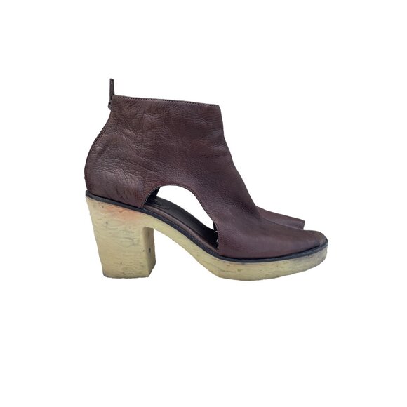 Rachel Comey Camper Women's size 38 Brown‎ leather beige heels #2 - Picture 1 of 16